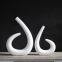 Matte Simple Style Unique Creative Water Drop Ceramic Dry Flower Vase For Hotel Office