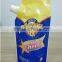 stand up spout plastic sauce bag/jam packaging pouch with spout/pet cheese pouch with nozzle