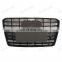 high quality plastic front bumper RS8 type front grill in ABS for Audi A8 W12 D4 body kit