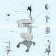 ABS Model Trolley Nurse Ward Round Cart Workstation Trolley for hospital