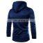 Custom-made men's cotton polyester pure white Zipper pullover Hoodie men's hoodie wholesale