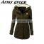 Wholesale custom ladies plus size casual blouse crop horn buckle zipper cardigan outer DIY guillotine bear hoodie S-5XL