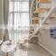 Modern Interior Curved Stair Wood stair step L-Shape Staircase