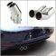 Autoaby Dual Pipes Stainless Steel Exhaust Tail Pipes Muffler Tips for VW Golf 4 Bora Jetta Car Accessories Car Styling