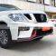 car bumper for Nissan Patrol Y62 refitted NISMO Style body kit front bumper rear bumper