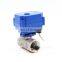 2 way Motorized Control Electric Actuator Electrically Ball Valve for water pipes HVAC FCU