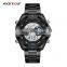 RISTOS 9369 Men Fashion Analog Quartz Digital Watch Business Stainless Steel Bands Charm Mens Formal Watches