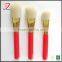 High Quality Private Label Wooden Handle White Hair Makeup Brush Set
