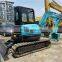 Б/у мини-погрузчик-экскаватор Kobelco SK55SR, ковшовый экскаватор Kobelco на гусеничном ходу весом 5 тонн