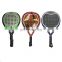 Low MOQ Customized Carbon Fiber Cheap Padel Tennis Racket With Soft EVA