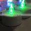 Wholesale Luxury Romantic Wedding Birthday stick Plastic Tealight flameless decor golden white Led  Candle