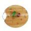 Non-slip Kitchen With Portable Hole Household Bamboo Cutting Board Custom Cutting Board