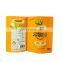 Food level recyclable paper  packaging bag organic dried fruit  zip lock  paper bag stand up pouch with zipper