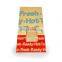 Printed customizable disposable bakery toast baguette bread eco friendly kraft paper bag with transparent window