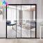 Heavy duty sliding door with shutter metal handle double glazed for bed room / Living room