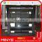 Black awning windows thermal break aluminum profile casement windows with modern flange fin