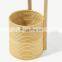 Handmade Organic Natural Freestanding Rattan Toilet Roll Paper Holder Woven Natural vietnam cheap wholesale