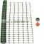 High stretch road barrier plastic extruded orange safety net