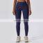 Scrunch Butt High Waist Yoga Pocket Women Leggings Custom Gym V Shape Back Sports Pants 78nylon 22spandex