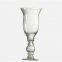 Custom Made Nordic Hand-blown Creative Clear Horn Mouth Glass Vase Wedding Centerpiece