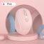 Desk Mini Mute 2.4GHz Wireless Rechargeable Noiseless Mouse Adjustable 1600 DPI Colorful Mouse Comfortable Handed Mouse