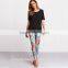 Latest fashion women t shirt high quality blank t shirt new design TS082