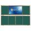 Sliding Blackboard Unit Horizontal Slider Chalkboard Cabinet