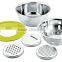 26cm Stainless steel salad bowl with Graters