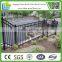 China supplier commercial 3 rails 5ft high black powder coated swiming pool fence