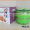 HS029 Plastic And Stainless Steel Combination Lunch Box
