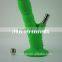 Silicone waterpipes For Dry Herb Smoking Cheap water pipes with slide and bowl silicone glass Water Pipes Smoking