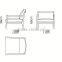 2015 New Model Contemporary Fabric Lounge Chair MC1002 With Shunde Foshan