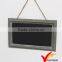 Vintage Gray Metal Framed Signs Function Small Handheld Chalkboard