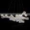Modern Crystal Fixture Ceiling Light Pendant Lamp + LED Lighting Chandelier New