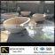 Freestanding Beige Marble Bathtubs, Oval Shape