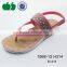 2016 summer lady high quality simple latest fancy sandal