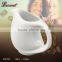 Ceramic house kitchen white sauce jar cookie pot creamer