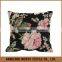 PLUS 2015 USA hot selling beautiful high quality jacquard flower Cushion Cover