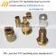 precision CNC turning copper brass slotted nut