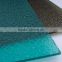 Dark green PC embossed solid sheet, decorative solid board for real estate project, custome-made PC sheet