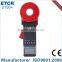 ISO CE ETCR2100+ Clamp Earth Resistance Tester digital clamp meter manual