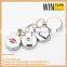 Fancy silvery magnetic retractable id badge holder promotional christmas gifts with Your Logo or Name