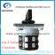 Rotary switch YMZ5-25/2 25A 8 terminals 2 poles 3 positions 1-0-2 Changeover cam Switch silver contacts high quality Yaming