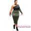 Black One-should Plus Size fashion design small girls dress