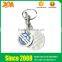 Free Sample Top Quality Custom Coin Holder Zinc Alloy Metal Key Ring