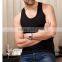 Slim men's crop white and plain tops for 2016 summer