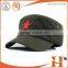 High Quality Army Green Man Cap Rund Hat With Embroidery LOGO