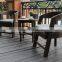 US Style Modern HDPE Plastic Wood Table And Armchairs Set for Yard