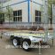 tandem car trailer /galvanized digger trailer /digger carrying trailer TR1807
