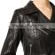 Chroco Print Women Leather Jacket BIKER